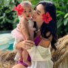Parecidas? Bruna Biancardi compara foto sua bebê e da filha Mavie