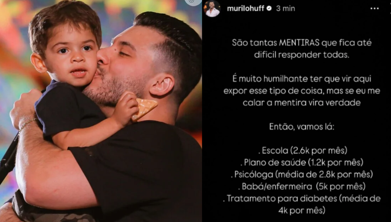 Murilo Huff rebate Dona Ruth e expõe comprovantes de gastos